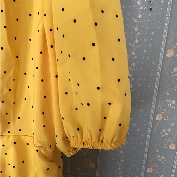 Yellow polka dot dress new - Picture 4 of 10